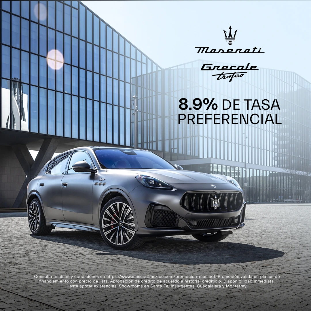 Maserati Grecale Trofeo — 8.9% de tasa preferencial